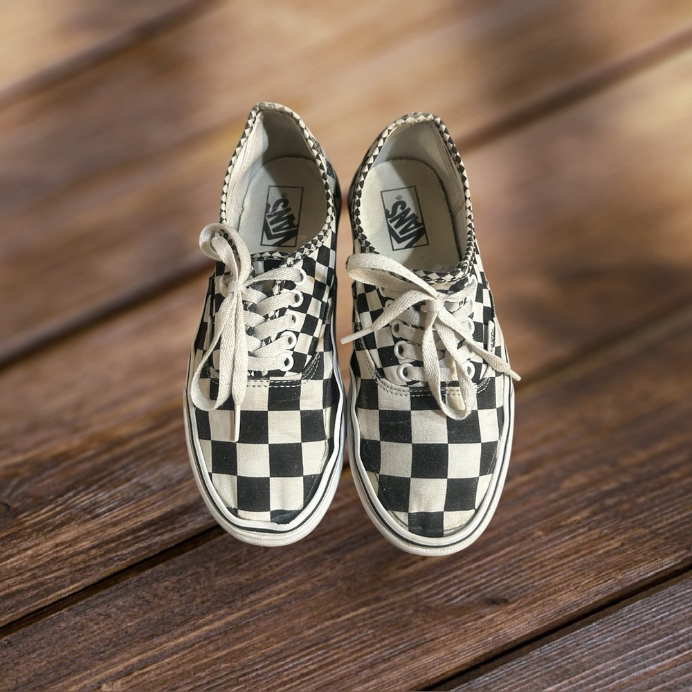 Vans Authentic Check Mix Sneaker size 7.5
Gently used